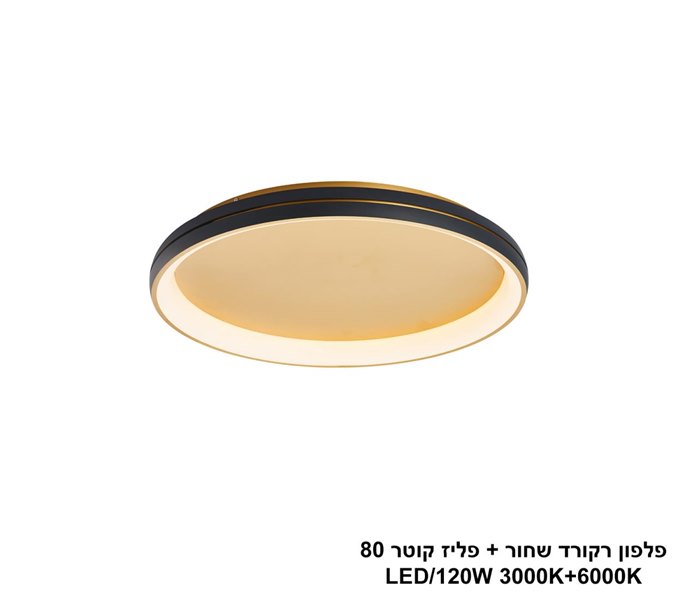 פלפון רקורד שחור + פליז קוטר LED 120W 80 (25249)