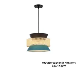 ראטן תלוי 8151 קוטר 280 400