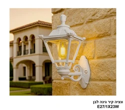 ונציה קיר גינה לבן.