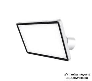פרוזקטור אולטרה מתכונן 30W לבן לבן (24218)