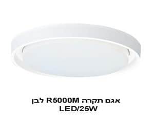 אגם תקרה 25W R5000M לבן (21855)