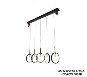 מגנזיום חמישיה על פס LED 68W (24908)
