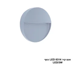 אגם קיר LED 3W 6314 כסף (23968)