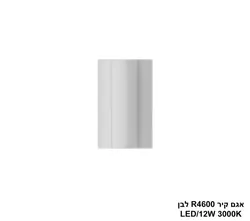 אגם קיר R4600 לבן LED 12W (22468)