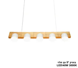 בוטיק 5 עץ תלוי LED 40W (24259)