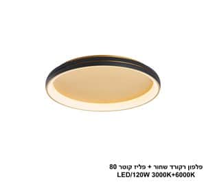 פלפון רקורד שחור + פליז קוטר LED 120W 80 (25249)
