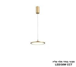 סקיני בודד תלוי פליז LED CCT קוטר 30